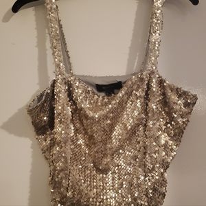 Sequin Crop Top
